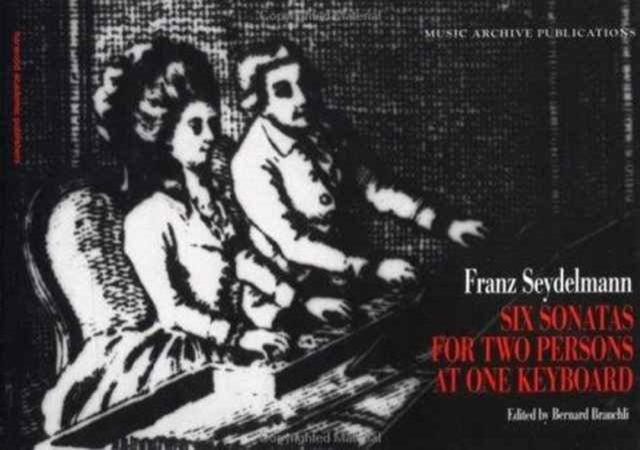 Book cover of: Six Sonatas for Two Persons at One Keyboard. By: B. Brauchli