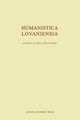 Book cover of: Humanistica Lovaniensia. By: Dirk Sacré