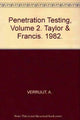 Book cover of: Penetration Testing, Volume 2. By: Verruijt