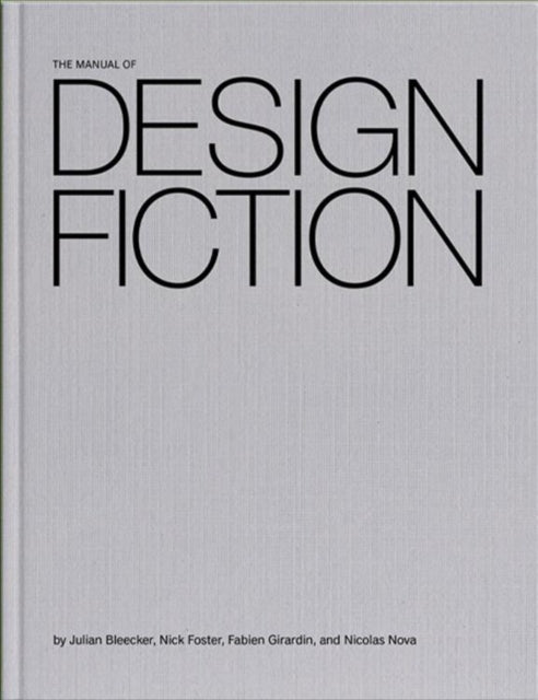 Book cover of: Manual of Design Fiction