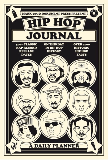 Book cover of: Hip Hop Journal: A Daily Planner. By: Bj&Atilde;&para; Almqvist