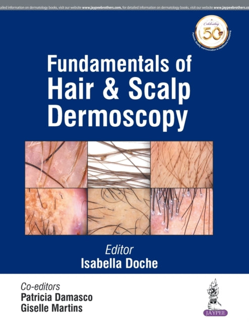 Book cover of: Fundamentals of Hair and Scalp Dermoscopy. By: Isabella Doche
