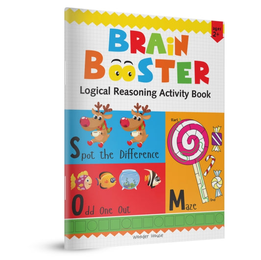 Book cover of: Preschool Activity Book: Brain Booster. By: Wonder House Books