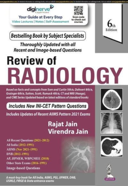 Book cover of: Review of Radiology. By: Rajat Jain
