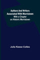 Book cover of: Authors and Writers Associated with Morristown; With a Chapter on Historic Morristown