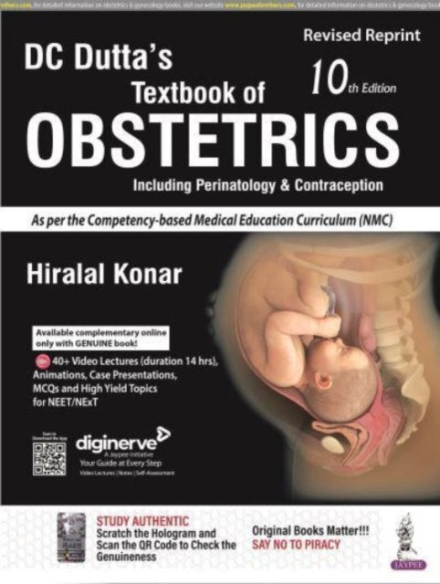 Book cover of: DC Dutta’s Textbook of Obstetrics. By: Hiralal Konar