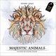 Book cover of: Majestic Animals. By: Wonder House Books