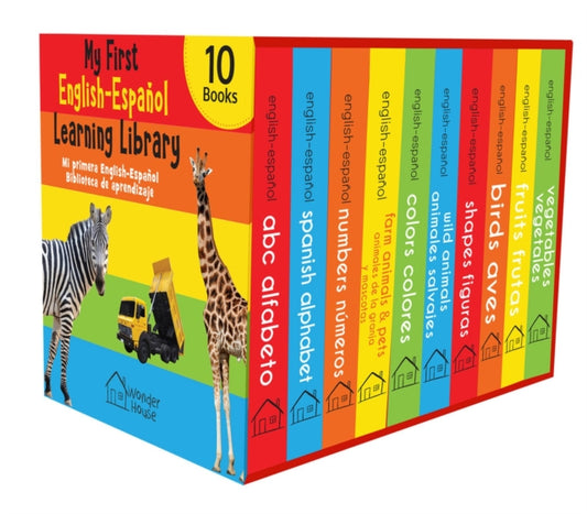 Book cover of: My First English-Spanish Learning Library. By: Wonder House Books