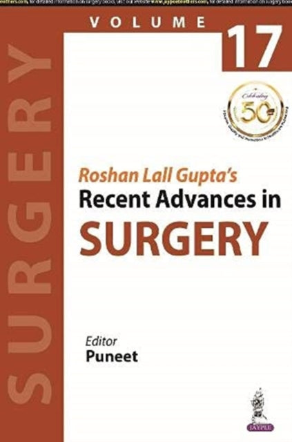 Book cover of: Roshan Lall Gupta's Recent Advances in Surgery. By: PUNEET