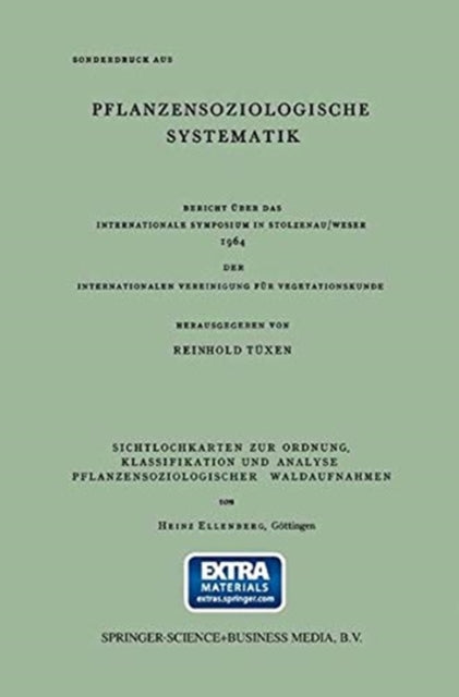 Book cover of: Sichtlochkarten zur Ordnung, Klassifikation und Analyse Pflanzensoziologischer Waldaufnahmen. By: R. Tüxen
