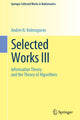 Book cover of: Selected Works III. By: Andrei Nikolaevich Kolmogorov
