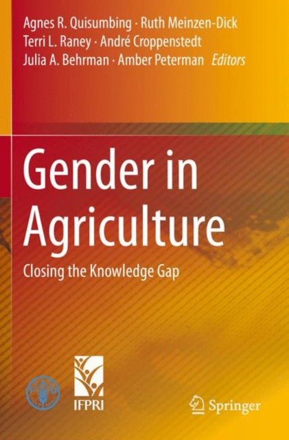 Book cover of: Gender in Agriculture. By: Agnes R. Quisumbing