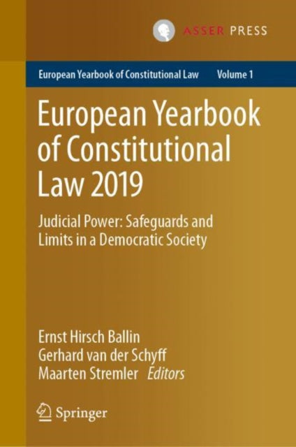Book cover of: European Yearbook of Constitutional Law 2019. By: Ernst Hirsch Ballin