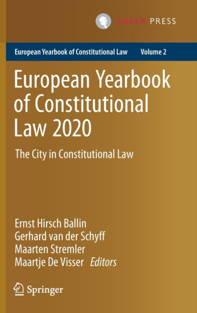 Book cover of: European Yearbook of Constitutional Law 2020. By: Ernst Hirsch Ballin