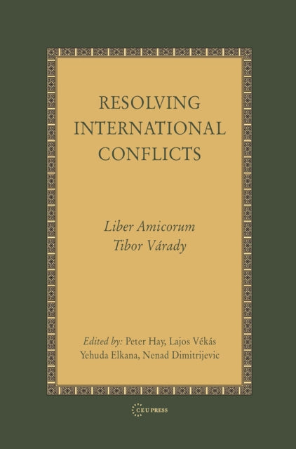 Book cover of: Resolving International Conflicts