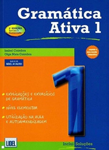 Gramatica Ativa 1 - Portuguese course with audio download, A1/A2/B1 9789727576388 Vv.Aa
