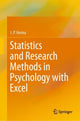 Book cover of: Statistics and Research Methods in Psychology with Excel. By: J.P. Verma