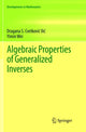 Book cover of: Algebraic Properties of Generalized Inverses. By: Dragana S. Cvetković‐Ilić