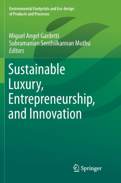 Book cover of: Sustainable Luxury, Entrepreneurship, and Innovation