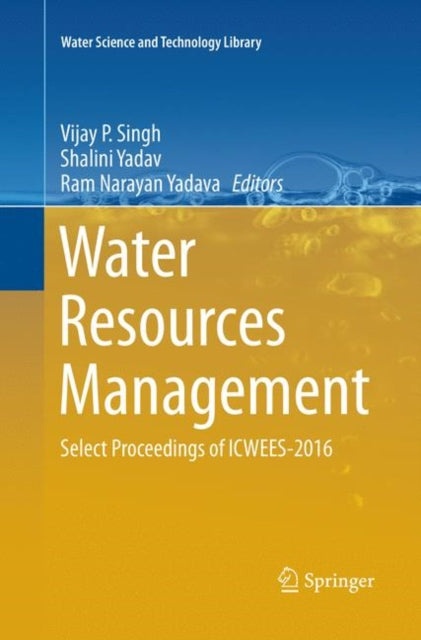 Book cover of: Water Resources Management. By: Vijay P Singh
