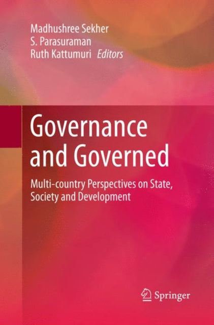 Book cover of: Governance and Governed. By: Madhushree Sekher