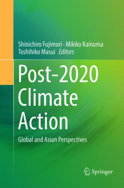 Book cover of: Post-2020 Climate Action. By: Shinichiro Fujimori