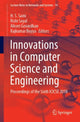 Book cover of: Innovations in Computer Science and Engineering. By: H. S. Saini