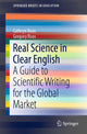 Book cover of: Real Science in Clear English. By: Cathryn Roos