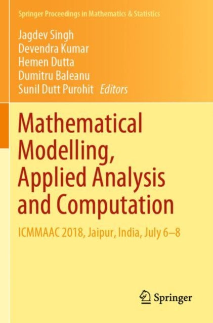 Book cover of: Mathematical Modelling, Applied Analysis and Computation. By: Jagdev Singh