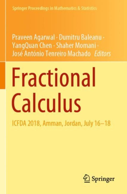 Book cover of: Fractional Calculus. By: Praveen Agarwal
