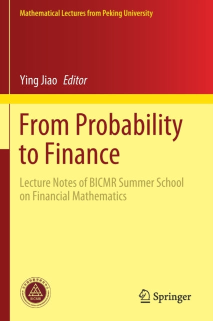 Book cover of: From Probability to Finance. By: Ying Jiao
