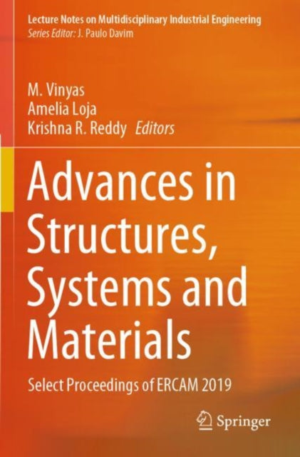 Book cover of: Advances in Structures, Systems and Materials. By: M. Vinyas