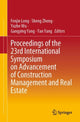 Book cover of: Proceedings of the 23rd International Symposium on Advancement of Construction Management and Real Estate. By: Fenjie Long