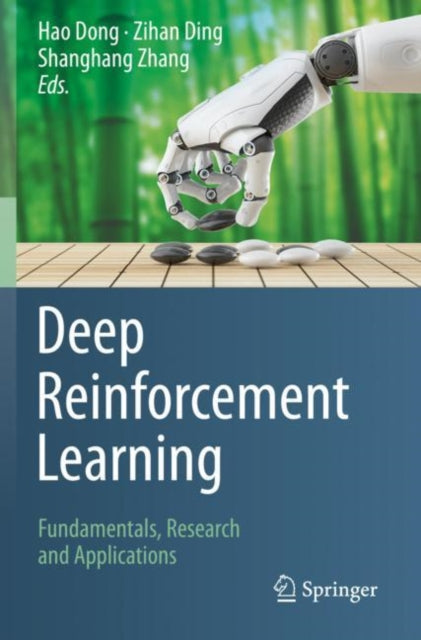Book cover of: Deep Reinforcement Learning. By: Hao Dong
