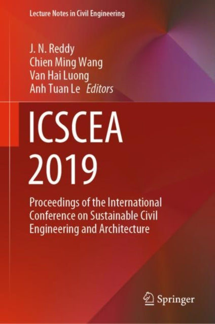 Book cover of: ICSCEA 2019. By: J. N. Reddy