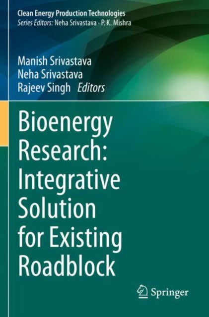 Book cover of: Bioenergy Research: Integrative Solution for Existing Roadblock. By: Manish Srivastava