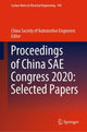 Book cover of: Proceedings of China SAE Congress 2020: Selected Papers. By: China Society of Automotive Engineers