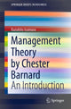 Book cover of: Management Theory by Chester Barnard. By: Kazuhito Isomura