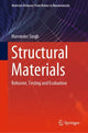 Book cover of: Structural Materials. By: Harvinder Singh