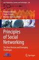 Book cover of: Principles of Social Networking. By: Anupam Biswas