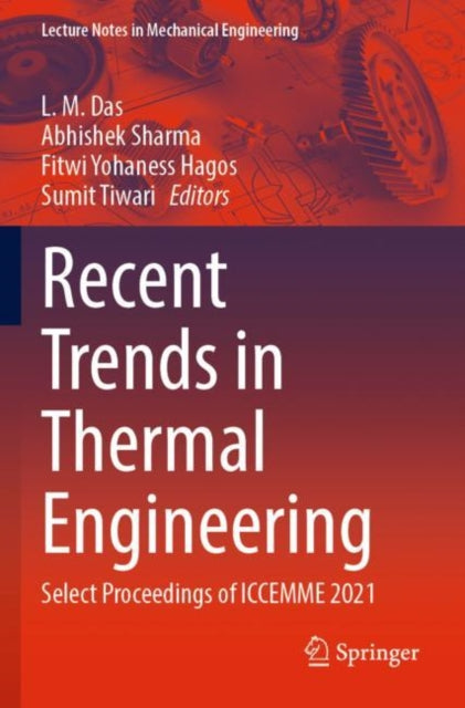 Book cover of: Recent Trends in Thermal Engineering. By: L. M. Das