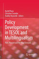 Book cover of: Policy Development in TESOL and Multilingualism. By: Kashif Raza