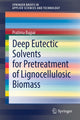 Book cover of: Deep Eutectic Solvents for Pretreatment of Lignocellulosic Biomass. By: Pratima Bajpai