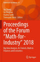 Book cover of: Proceedings of the Forum "Math-for-Industry" 2018. By: Jin Cheng
