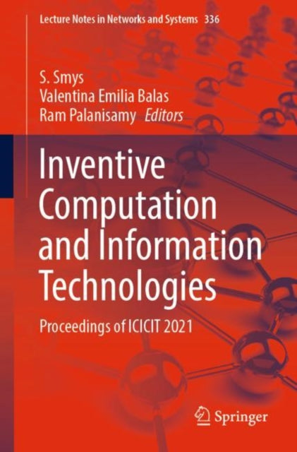 Book cover of: Inventive Computation and Information Technologies. By: S. Smys