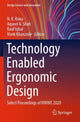 Book cover of: Technology Enabled Ergonomic Design. By: N. K. Rana