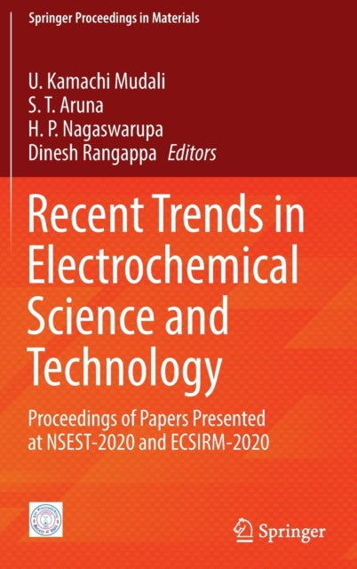 Book cover of: Recent Trends in Electrochemical Science and Technology. By: Uthandi Kamachi Mudali