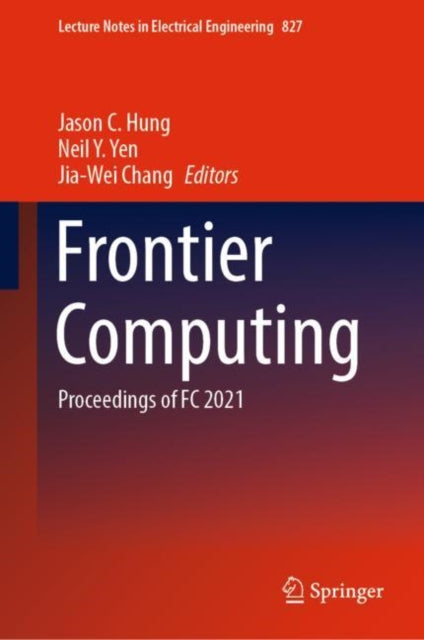 Book cover of: Frontier Computing. By: Jason C. Hung