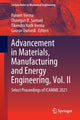 Book cover of: Advancement in Materials, Manufacturing and Energy Engineering, Vol. II. By: Puneet Verma