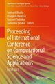 Book cover of: Proceeding of International Conference on Computational Science and Applications. By: Subhash Bhalla